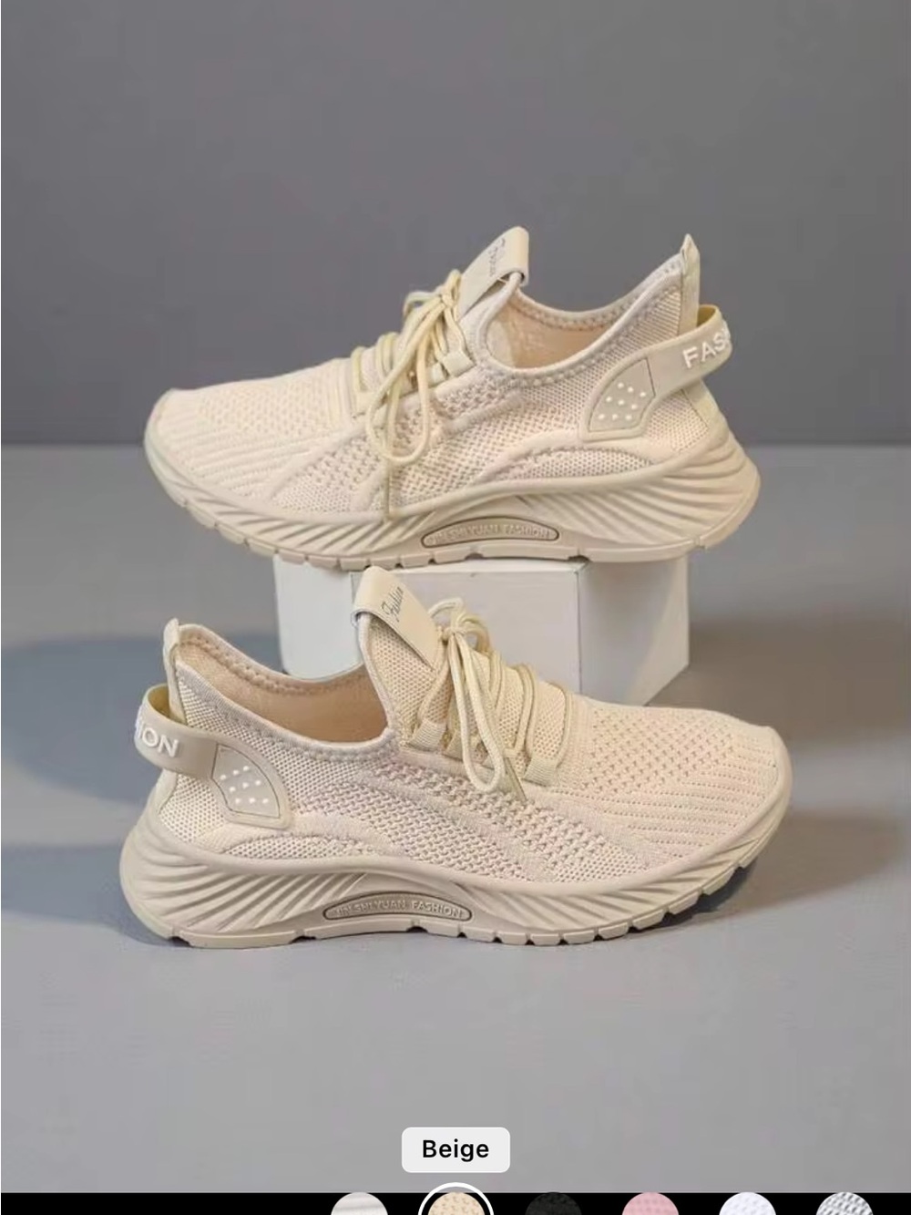 NEW FME Casual Lightweight Knit Lace-Up Slip-on Athletic Sneakers EVA insole 8
